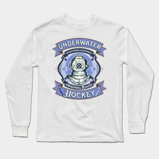"Classic" underwater hockey design Long Sleeve T-Shirt